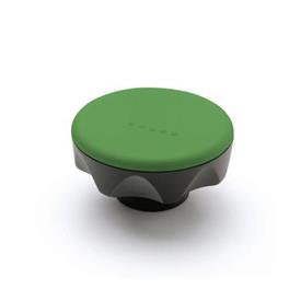 EN 636 Technopolymer Plastic Seven-Lobed Knobs, Ergostyle®, with Tapped or Plain Bore Insert Type: C - With plain blind bore, tol. H9<br />Color: DGN - Green, RAL 6017, matte finish