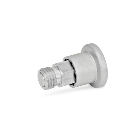 Mini Indexing Plungers GN 822.10: Stainless Steel, Lock-Out and Non Lock-Out