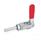 GN 843.1 Steel Push-Pull Type Toggle Clamps Type: AS - Without mounting bracket