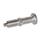 GN 818 Stainless Steel AISI 316 Indexing Plungers, Lock-Out Type: CN - With stainless steel knob, without lock nut