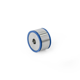 GN 6226 Stainless Steel AISI 316L Spacers in Hygienic Design Type: A1 - Through hole<br />Sealing ring material: F - FKM