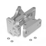 Aluminum Multiple-Joint Hinges, Concealed, with Opening Angle of 180°