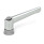 GN 300.7 Zinc Die-Cast Adjustable Levers, Tapped Type, with Stainless Steel Components, with Increased Clamping Force Color: CR - Chrome plated finish
