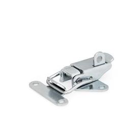 GN 832.2 Steel / Stainless Steel Toggle Latches Material: ST - Steel<br />Type: V - With hole for padlock (only in ST)
