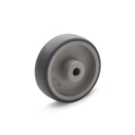 EN 22872 Thermoplastic Elastomer Wheels, Polypropylene Wheel Core Bearing type: G - Friction bearing<br />Bracket type: A - Wheel without bracket