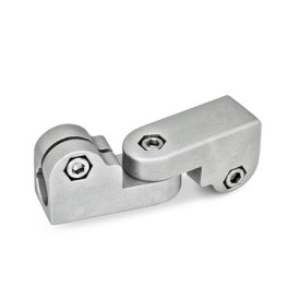 GN 285 Aluminum, Swivel Clamp Connector Joints Finish: BL - Plain finish, Matte shot-blasted finish