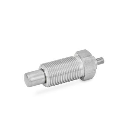 GN 817 Stainless Steel Indexing Plungers, Lock-Out and Non Lock-Out ...