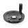  VPRA Plastic, Solid Disk Handwheels, with or without Revolving Handle Type: D - With revolving handle