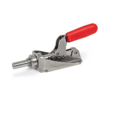 GN 841.3 Stainless Steel Push-Pull Type Toggle Clamps, Horizontal Operating Lever Type: ASX - Without locking mechanism