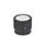 GN 726.1 Aluminum Knurled Control Knobs, Straight Shoulder, Plain Bore or Collet Type Type: B - Neutral, without indicator point or scale
Identification no.: 1 - With set screw