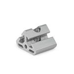 Aluminum Angle Connectors, for Aluminum Profiles (i-Modular System), Single and Double Installation