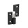GN 337 Bisagras desmontables de zinc fundido a presión, con orificios avellanados Material: ZD - Zinc fundido a presión
Acabado: SW - Negro, RAL 9005, acabado texturizado
Identificación núm.: 2 - (Perno) de soporte fijo izquierdo