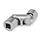 DIN 808 Stainless Steel Universal Joints with Friction Bearing, Single or Double Jointed Material: NI - Stainless steel
Bore code: V - With square
Type: DG - Double jointed, friction bearing