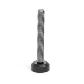 GN 638 Steel / Stainless Steel Ball Jointed Leveling Feet, with NBR Thrust Pad Material (Threaded stud): NR - Stainless steel