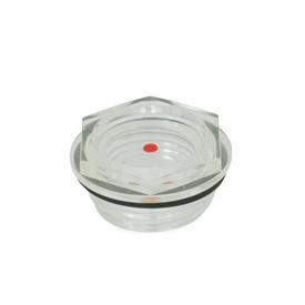  TLT Plastic Fluid Sight Glasses 