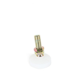  MLPST Metric Size, &quot;Level-It&quot;™ Leveling Mounts, Steel Threaded Stud Type Type: C4 - Molded Delrin<sup>®</sup> plastic base