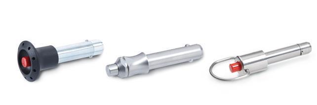 Milageto 2X Push Pull Ball Lock Pins Anneau Poignée à Dégagement Pin Release 15mm 