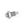 GN 313 Stainless Steel Spring Bolts, Plunger Pin Retracted in Normal Position Material: NI - Stainless steel
Type: DK - Without knob, with lock nut
Identification no.: 1 - Pin without internal thread