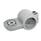 EN 278.9 Noix de serrage orientables en plastique Type: IV - Avec dentelures femelle
Couleur: GR - Gris, RAL 7040, finition mate