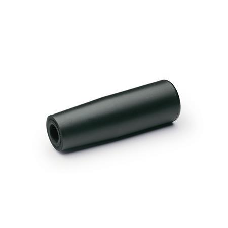 EN 519.6 Technopolymer Plastic Cylindrical Handles, with Molded-In Thread, Softline 