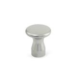 Stainless Steel Waist Shaped Knobs, with Tapped Hole or Threaded Stud