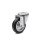 EN 22874 Steel Medium Duty Casters, Rubber Wheel Tread, Steel Sheet Metal Wheel Core, Light Version Bearing type: G - Friction bearing
Bracket type: R - Swivel bracket with center hole
Coding: L - Light version
Bracket material: ST - Steel sheet metal, zinc plated