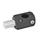 GN 476 Aluminum, T-Mounting Clamps Finish: ELS - Anodized finish, black
Type: W - With stud