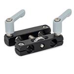 Aluminum Parallel Mounting Clamps with Adjustable Spindle