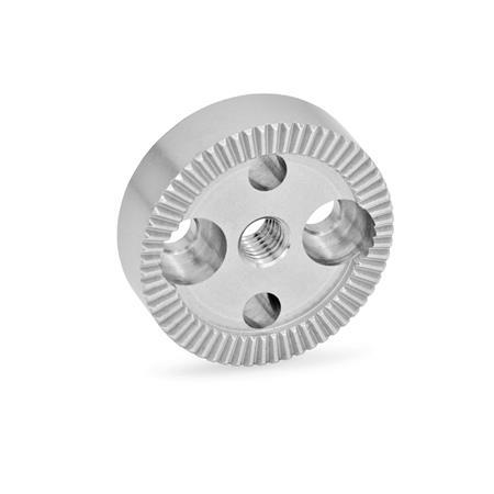 Disques d'indexation GN 187.4: Inox