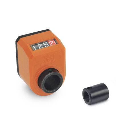 Digital Position Indicators EN 9534: Plastic, for Configurable Linear Actuators, Mechanical Counter