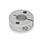 GN 7062.2 Collares de fijación semipartidos de acero inoxidable, con agujeros de montaje Tipo: A - Con dos agujeros lisos
