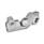GN 288 Aluminium, noix de serrage articulées, à alésage rond Type: T - Réglage par division de 15° (dentelures)
Finition: BL - Finition blanc, Finition grenaillée mate