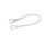 GN 111.2 Stainless Steel AISI 304 Retaining Cables, with Mounting Tabs or Loops Type: E - With 1 mounting tab and 1 loop
Color: TR - Transparent