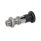GN 81700 Steel / Stainless Steel Indexing Plungers, with Special Tip Type: CK - Lock-out, with lock nut
Plunger pin type: SC - Spherical tip
Material: NI - Stainless steel