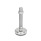GN 31 Metric Thread, Stainless Steel Leveling Feet, Tapped Socket or Threaded Stud Type, with Rubber Pad Type (Base): C3 - Polished, rubber pad vulcanized, black
Version (Stud / Socket): TK - With nut, wrench flat at the bottom