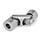 DIN 808 Steel Universal Joints with Friction Bearing, Single or Double Jointed Bore code: B - Without keyway
Type: DG - Double jointed, friction bearing