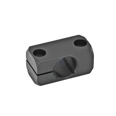 GN 477 Aluminum Mounting Clamps Finish: ELS - Black anodized finish
