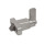 GN 724.2 Steel / Stainless Steel Cam Action Indexing Plungers, with Chamfered Pin, with Mounting Flange Type: A - Latch arm position perpendicular to the flange
Identification no.: 1 - Chamfer, top
Material / Finish: NI - Stainless steel precision casting