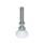  MLPST Metric Size, &quot;Level-It&quot;™ Leveling Mounts, Stainless Steel Threaded Stud Type Type: D2 - Solid Delrin<sup>®</sup> plastic base