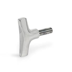 GN 8350 Stainless Steel Wing Screws Finish: PL - Polished finish