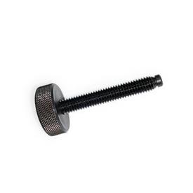  KHTS Steel Swivel Clamp Screws, with Knurled Head Pad material: ST - Steel