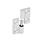 GN 337 Zinc Die-Cast Lift-Off Hinges, with Countersunk Bores Material: ZD - Zinc die-cast
Finish: SR - Silver, RAL 9006, textured finish
Identification no.: 2 - Fixed bearing (pin) left