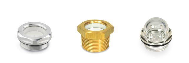 80-200mm Long Lube Devices Brass Oil Level Gauge Sight Glass For Lathes Oil Sump 