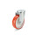 EN 22882 Roulettes à usage moyen en polyuréthane, corps de roue en polyamide, version pour charges légères Type de roulement: K - Roulement à billes
Type (support): R - Support pivotant avec trou central
Codage: L - Version pour charges légères
Matériau (support): ST - Tôle d'acier, zingué