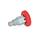 GN 822.1 Steel / Stainless Steel Mini Indexing Plungers, Lock-Out and Non Lock-Out, with Open Lock Mechanism, with Red Knob Type: C - Lock-out
Material: ST - Steel
Color: RT - Red, RAL 3000