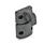 EN 449 Technopolymer Plastic Snap Door Latches Type: B - Snap latch with hook, with finger handle
Color: SW - Black, matte finish