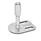 GN 43 Metric Thread, Stainless Steel Leveling Feet, Tapped Socket or Threaded Stud Type, with Slotted Mounting Hole, Rectangular Shape Type (Base): G3 - With rubber pad, vulcanized, black, with 2 slotted holes
Version (Stud / Socket): W - With adjustable sleeve, covered thread, wrench flat at the bottom
