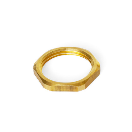 Thin Hex Nuts GN 7430: Brass, for Hydraulic Components