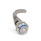 GN 115.8 Cerrojos de leva de gancho de acero inoxidable, accionamiento con llave de vaso, clase de protección IP 69k Tipo: AV8 - Con cuatro juntas exteriores
Material: N - Acero inoxidable
Identificación núm.: 1 - Sin soporte para el pestillo