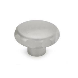 GN 5335 Stainless Steel AISI 303 Star Knobs, Blank Type 